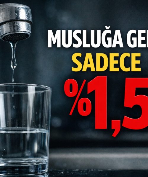 Barajlar %12 Dolu Ama Musluklara Gelebilecek Su Sadece %1,5